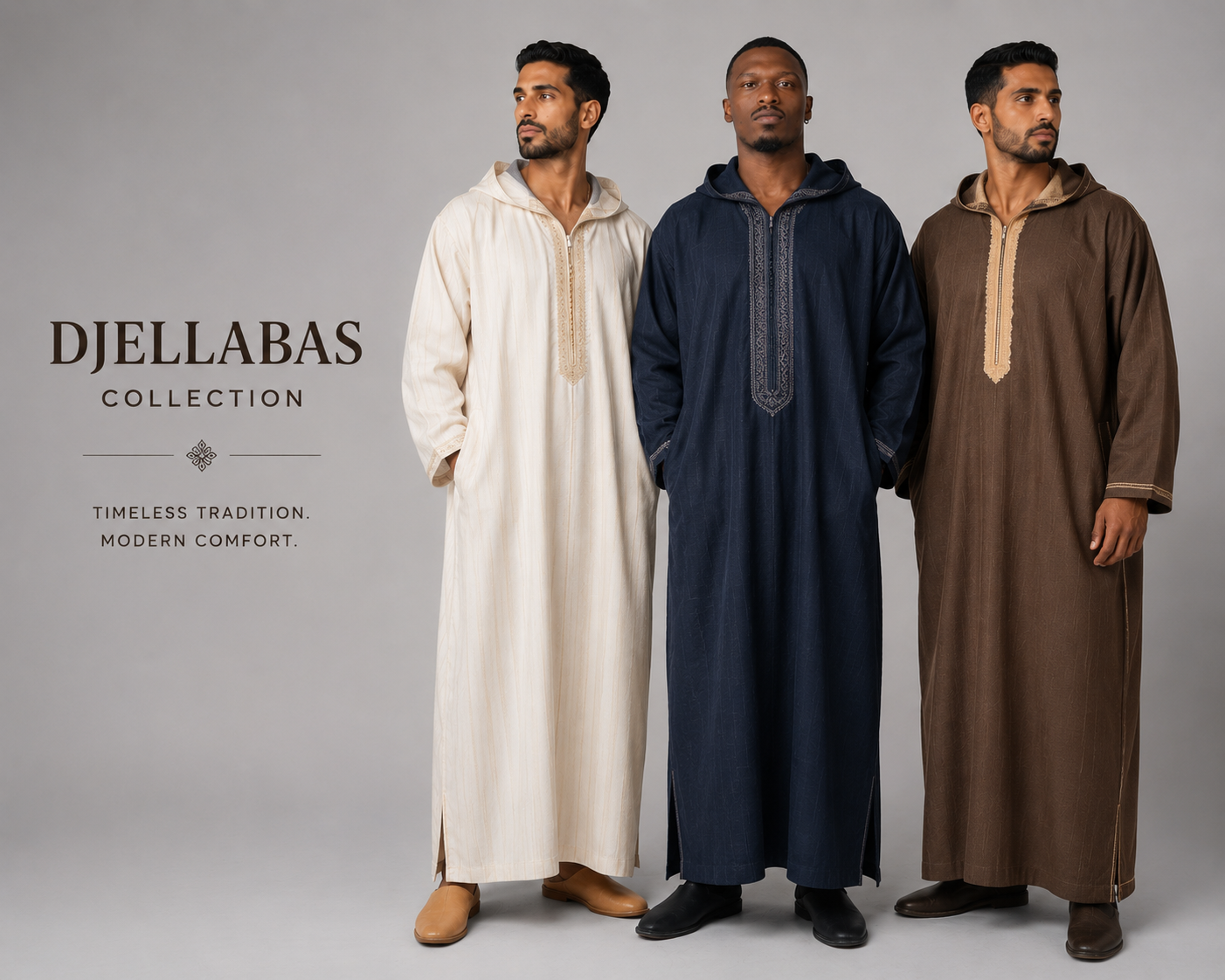Men Hooded Djellabas